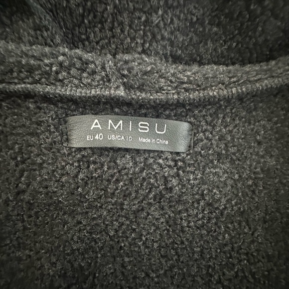 Amisu Charcoal Hooded Cape - Picture 8 of 10